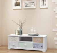 Mueble para la TV de estilo francés de madera