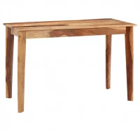Mesa de comedor de madera maciza de sheesham 118x6