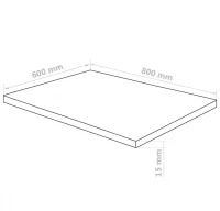 Láminas de vidrio acrílico 3 unidades 60x80 cm 15