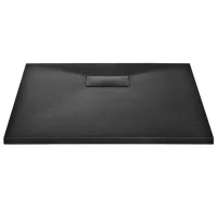 Plato de ducha SMC negro 80x80 cm