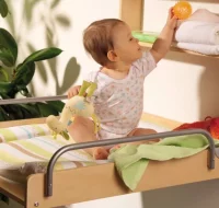 Estante cambiador de pared Jungle Baby natural