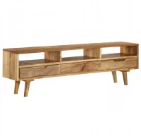Mueble para TV de madera de mango maciza 140x30x41