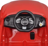 Coche de juguete rojo con mando, modelo Audi TT RS