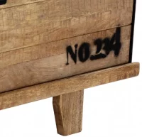 Mueble para TV 120x30x40 cm madera maciza de mango