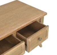 Mueble para TV de madera marrón 100x35x35 cm