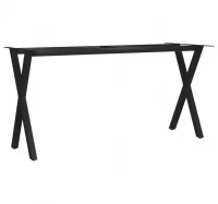 Estructura de mesa de comedor en forma de X 160x70