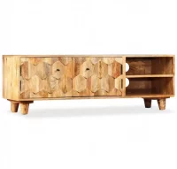 Mueble para la televisión de madera de mango maciz