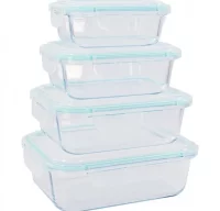 Recipientes para guardar comida 16 unidades vidrio