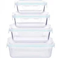 Recipientes para guardar comida 16 unidades vidrio