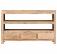 Mueble para TV madera maciza acacia 90x30x55 cm ma