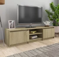 Mueble de TV de aglomerado color roble Sonoma 140x