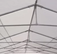 Estructura de carpa de acero 6x14 m