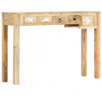 Mesa consola de madera maciza de mango 110x30x75 c