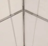 Carpa de jardín de PVC 4x6 m azul y blanco