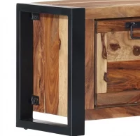 Mueble zapatero de madera maciza sheesham 120x35x4