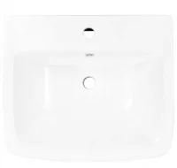 Lavabo de pared de cerámica blanco 530x440x370 mm