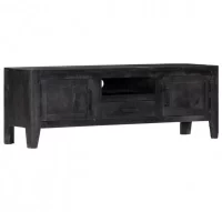 Mueble para TV de madera maciza de mango negro 118