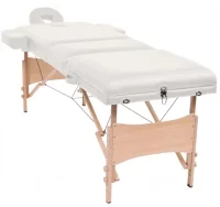 Mesa plegable de masaje con 3 zonas 10 cm de groso