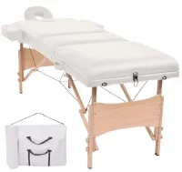 Mesa plegable de masaje con 3 zonas 10 cm de groso