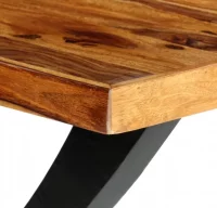 Mesa de comedor de madera maciza de sheesham 180x9