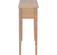 Mesa consola tocador de madera marrón 79x30x74 cm