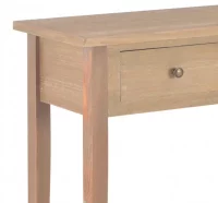 Mesa consola tocador de madera marrón 79x30x74 cm