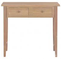 Mesa consola tocador de madera marrón 79x30x74 cm