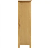 Mueble zapatero de madera maciza de roble 76x37x10