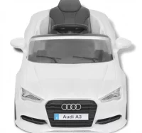 Coche eléctrico con control remoto Audi A3 blanco