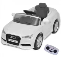 Coche eléctrico con control remoto Audi A3 blanco