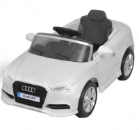 Coche eléctrico con control remoto Audi A3 blanco