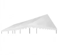 Funda de toldo de cenador PVC 500 g/m² 3x6 m blanc