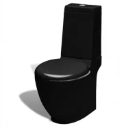 Inodoro WC de cerámica negro