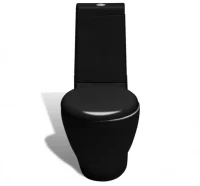 Inodoro WC de cerámica negro