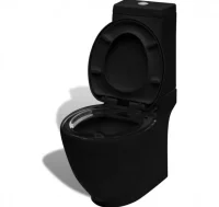 Inodoro WC de cerámica negro