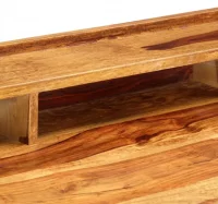 Escritorio de madera maciza de sheesham 115x50x85
