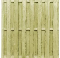 Panel de valla de jardín madera de pino  verde 180