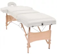 Set mesa plegable de masaje y taburete 10 cm de es