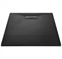 Plato de ducha SMC negro 100x80 cm