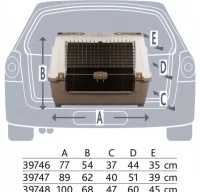 Caja transportadora Skudo Car 90 tamaño M 39747