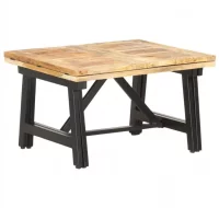 Mesa de centro extensible de madera maciza de mang