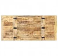 Mesa de centro extensible de madera maciza de mang