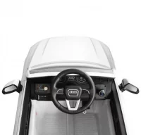 Coche eléctrico Audi Q7 blanco 6 V