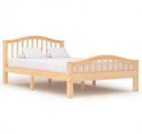 Estructura de cama de madera maciza de pino 120x20