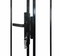 Puerta doble para valla con puntas de lanza 400x24
