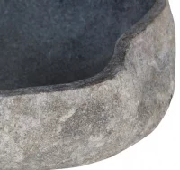 Lavabo de piedra natural ovalado 38-45 cm