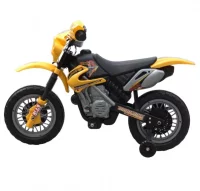 Motocicleta Eléctrica Amarillo Para Niños