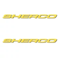 Pegatinas sherco letras rv277