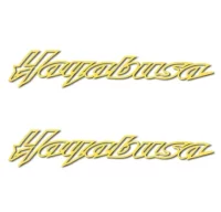 Pegatinas hayabusa letras negativo rv296