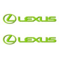 Pegatinas lexus logo y escudo rv126
